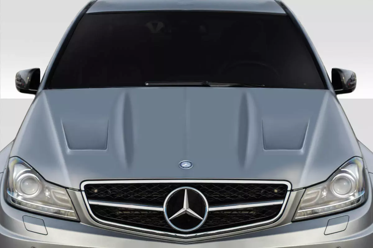 2012-2014 Mercedes C Class W204 Duraflex Carlton Hood 1 Piece - Image 1