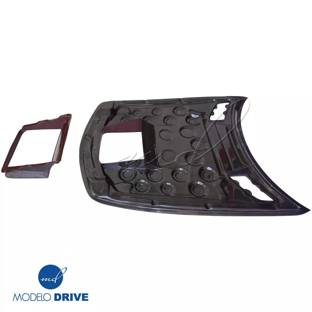 ModeloDrive Carbon Fiber BLK-GT Hood > Mercedes-Benz SLS AMG (R197) 2011-2014 - Image 7
