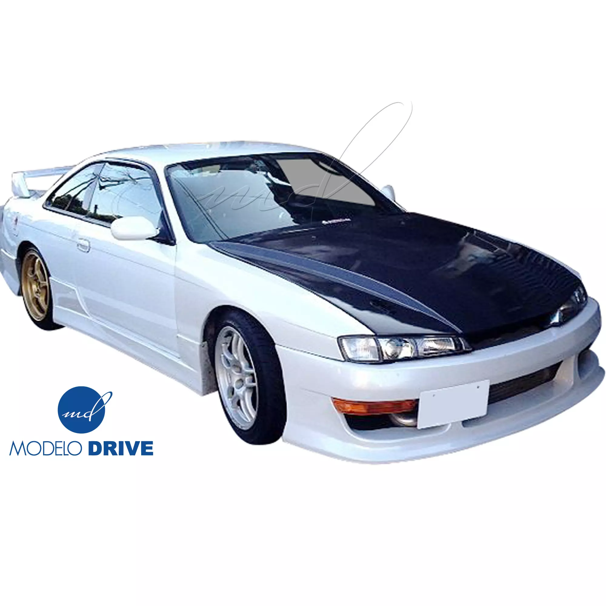 ModeloDrive Carbon Fiber ORI v2 Hood > Nissan 240SX S14 (Kouki 