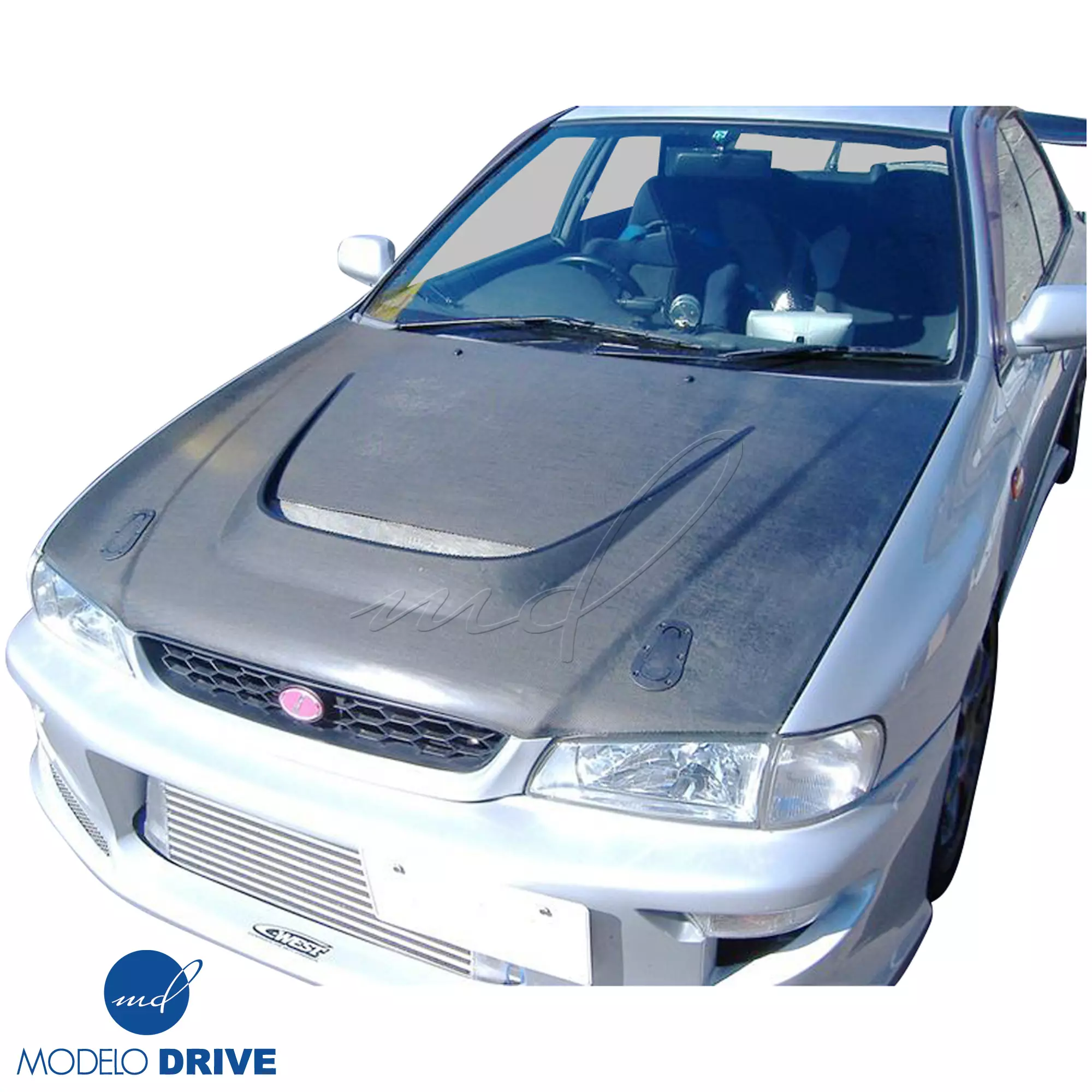 ModeloDrive Carbon Fiber GKAT Hood > Subaru Impreza (GC8) 1993-2001 > 2/4/5dr - Image 1