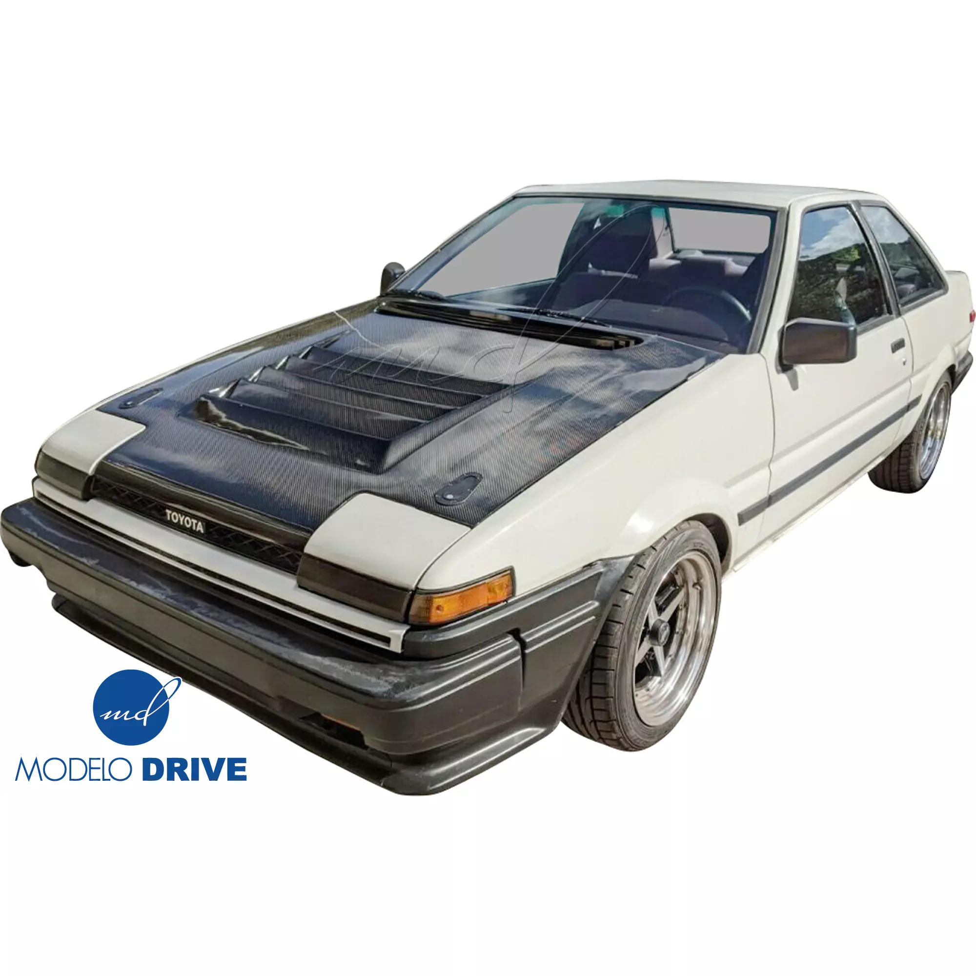 ModeloDrive Carbon Fiber DMA D1 Hood > Toyota Corolla AE86 Trueno 1984-1987 - Image 6