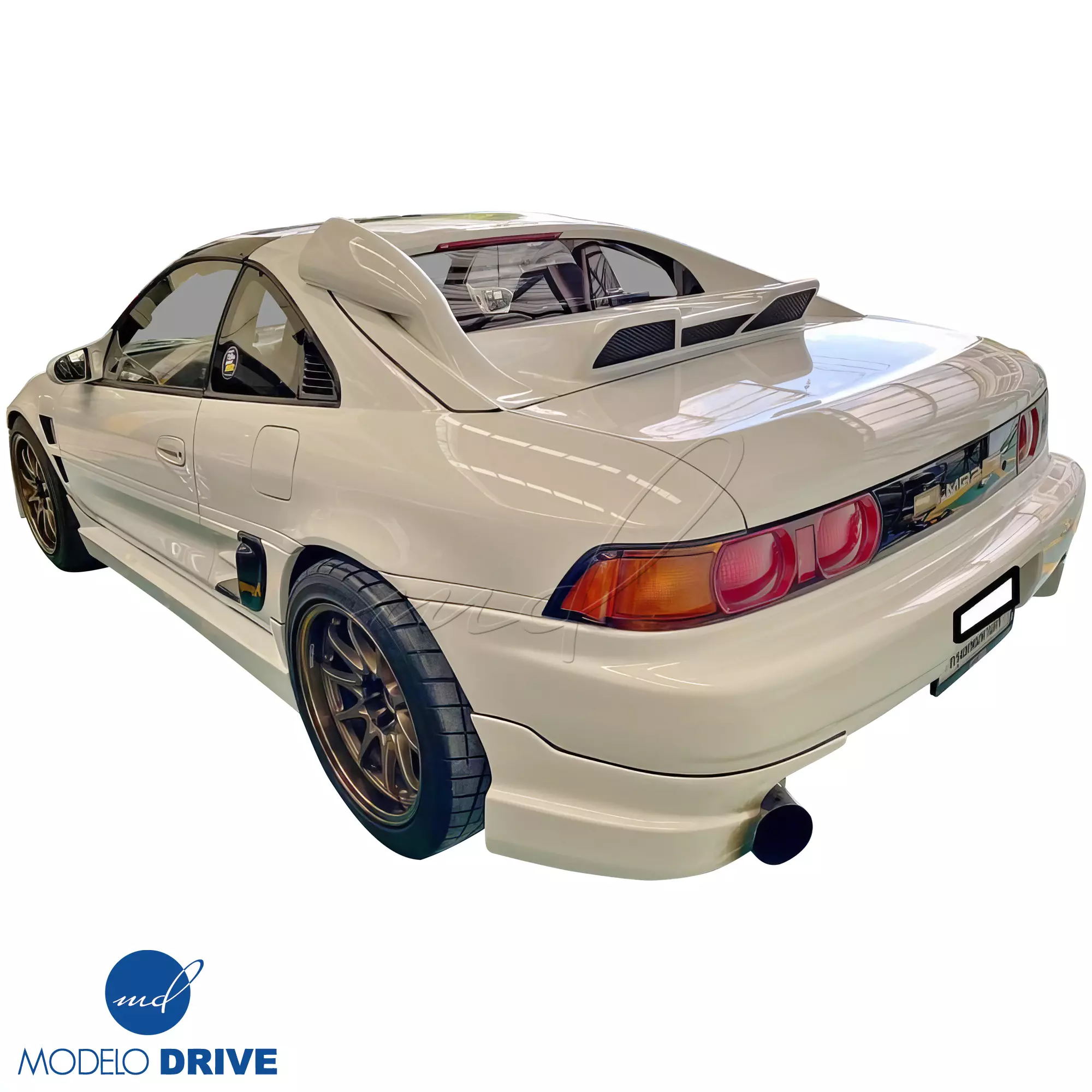 ModeloDrive FRP PPOW Trunk Engine Lid > Toyota MR2 (SW20) 1991-1995 - Image 2