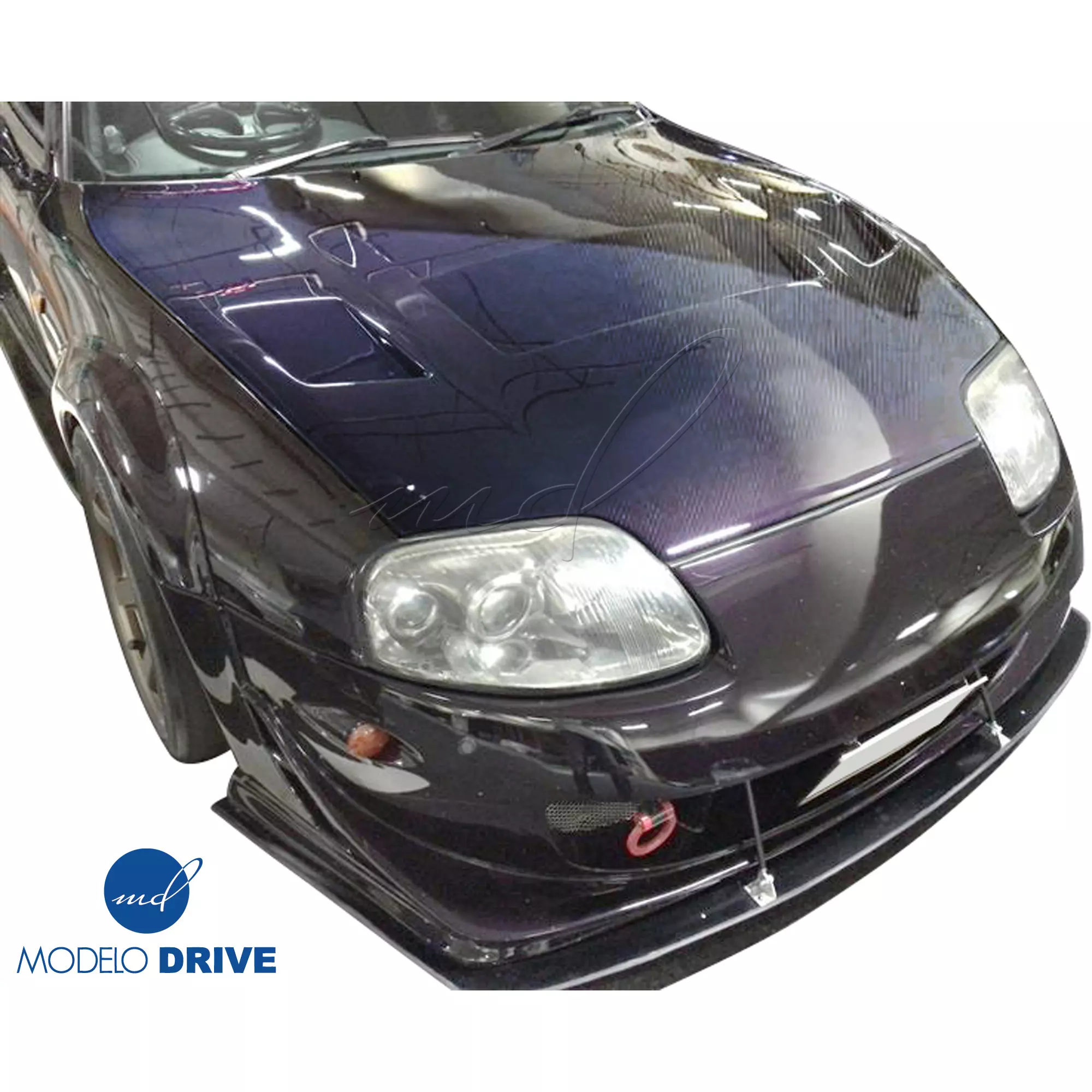 ModeloDrive Carbon Fiber ABFL 3Vent Hood > Toyota Supra (JZA80) 1993-1998 - Image 2