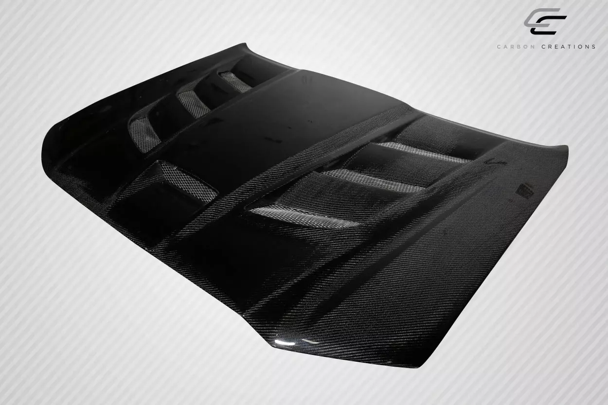 2012-2015 Toyota Tacoma Carbon Creations Viper Look Hood 1 Piece - Image 6