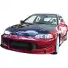 KBD Urethane BC Spec Style 1pc Front Bumper > Honda Civic 1992-1995 - Image 4