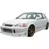 KBD Urethane BC Spec Style 1pc Front Bumper > Honda Civic 1996-2000 - Image 4