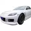 KBD Urethane MS Style 1pc Front Bumper > Mazda RX8 2004-2008 - Image 3