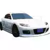 KBD Urethane MS Style 1pc Front Bumper > Mazda RX8 2004-2008 - Image 4