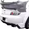 KBD Urethane MS Style 1pc Rear Bumper > Mazda RX8 2004-2008 - Image 1