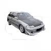 KBD Urethane Vadar Style 1pc Front Bumper > Honda CRX 1988-1991 - Image 3