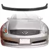 KBD Urethane IL Spec Style 1pc Front Lip > Infiniti G35 Coupe 2003-2005 - Image 1