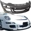 KBD Urethane GT 3 Look Style 2pc Front Bumper & Lip > Porsche 997 2005-2009 - Image 3