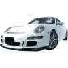 KBD Urethane GT 3 Look Style 2pc Front Bumper & Lip > Porsche 997 2005-2009 - Image 11