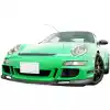 KBD Urethane GT 3 Look Style 2pc Front Bumper & Lip > Porsche 997 2005-2009 - Image 17