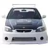 KBD Urethane Fields Style 1pc Front Bumper > Honda Civic 1996-2000 - Image 3