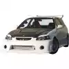 KBD Urethane Fields Style 1pc Front Bumper > Honda Civic 1996-2000 - Image 9