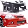 KBD Urethane Fields Style 1pc Front Bumper > Honda Civic 1996-2000 - Image 11