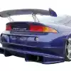 KBD Urethane Bomb Style 1pc Rear Bumper > Mitsubishi Eclipse 1997-1999 - Image 7