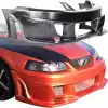 KBD Urethane V Spec Style 1pc Front Bumper > Ford Mustang 1999-2004 - Image 1