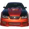 KBD Urethane V Spec Style 1pc Front Bumper > Ford Mustang 1999-2004 - Image 2