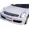 KBD Urethane Hidori Style 1pc Front Bumper > Infiniti G35 Sedan 2003-2004 - Image 9