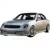 KBD Urethane Hidori Style 1pc Front Bumper > Infiniti G35 Sedan 2005-2006 - Image 4