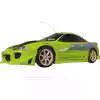 KBD Urethane Blits Style 2pc Side Skirts > Mitsubishi Eclipse 1995-1999 - Image 3