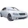 KBD Urethane LRS Style 1pc Front Bumper > Mercedes S Class 2000-2002 - Image 4