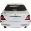 KBD Urethane LRS Style 1pc Rear Bumper > Mercedes S Class 2000-2002 - Image 7