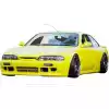 KBD Urethane Navan Style 1pc Front Bumper > Nissan 240SX 1995-1996 - Image 8