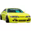 KBD Urethane Navan Style 1pc Front Bumper > Nissan 240SX 1995-1996 - Image 12