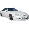 KBD Urethane Aero Craft Style 1pc Front Bumper w Crossbars > Lexus SC 1992-2000 - Image 5