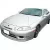 KBD Urethane Aero Craft Style 1pc Front Bumper w Crossbars > Lexus SC 1992-2000 - Image 29