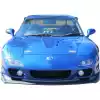 KBD Urethane 99 Spec 2pc Front Bumper & AutoX Front Lip > Mazda RX7 1993-1997 - Image 3