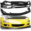 KBD Urethane 99 Spec 2pc Front Bumper & AutoX Front Lip > Mazda RX7 1993-1997 - Image 4