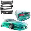 KBD Urethane Bsport2 Style 4pc Full Body Kit > Nissan 240SX 1989-1994 > 3dr Hatch - Image 1