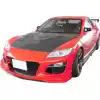 ModeloDrive FRP RAME Front Bumper > Mazda RX-8 SE3P 2009-2011 - Image 3