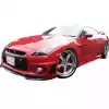 ModeloDrive FRP WAL BISO Front Bumper > Nissan GT-R GTR R35 2009-2015 - Image 3