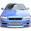 ModeloDrive FRP URA TR Front Bumper > Nissan Skyline R34 GTT 1999-2004 > 2/4dr - Image 20