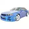 ModeloDrive FRP URA TR Front Bumper > Nissan Skyline R34 GTT 1999-2004 > 2/4dr - Image 22