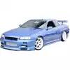 ModeloDrive FRP URA TR Front Bumper > Nissan Skyline R34 GTT 1999-2004 > 2/4dr - Image 26