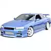 ModeloDrive FRP URA TR Front Bumper > Nissan Skyline R34 GTT 1999-2004 > 2/4dr - Image 27