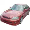 ModeloDrive FRP ZEA Front Bumper > Honda Civic EK9 1996-1998 > 3-Door Hatch - Image 2