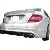 ModeloDrive FRP WAL BISO Rear Bumper > Mercedes-Benz C-Class W204 2008-2011 - Image 1