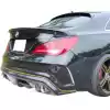 ModeloDrive FRP PIEC Rear Diffuser > Mercedes-Benz CLA-Class C117 2014-2017 > only fits Sport Package Bumper - Image 1