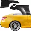 ModeloDrive FRP PDES Wide Body Fenders (rear) w Gas Cap > Mercedes-Benz E-Class C207 2010-2013 > 2dr Coupe - Image 4