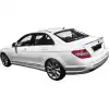 ModeloDrive FRP LORI Rear Bumper > Mercedes-Benz C-Class W204 2008-2011 - Image 3