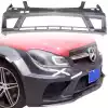 ModeloDrive FRP PDES BSER Wide Body Front Bumper > Mercedes-Benz C-Class W204 2008-2011 > 4-Door Sedan - Image 1