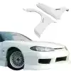 ModeloDrive FRP ORI S13.5 Wide Body 20mm Fenders (front) > Nissan 240SX 1989-1994 > 2/3dr - Image 18