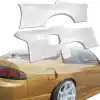 ModeloDrive FRP ORI t2 50mm Fenders (rear) 3pc w Gas Cap > Nissan 240SX S14 1995-1998 - Image 12